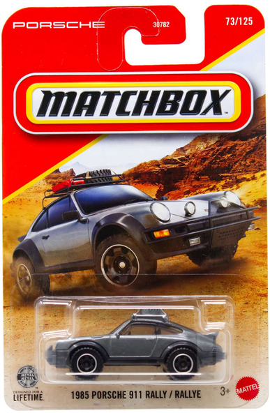 Matchbox 1985 Porsche 911 Rally [Grey] 73/125