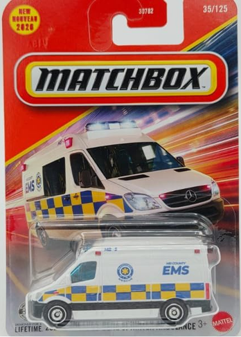 Matchbox 2024 Mercedes Benz Sprinter Ambulance 35/125