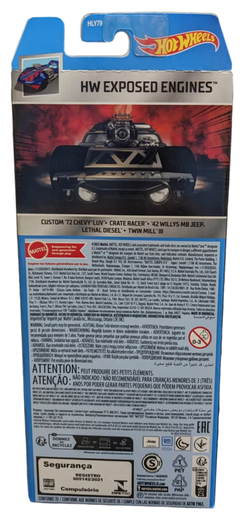 Hot Wheels EXPOSED ENGINES 5 Pack