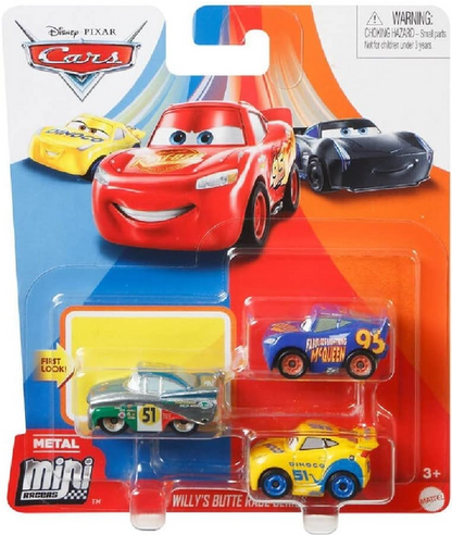 Cars Disney Pixar Metal Mini Racers Willys Butte Race Series