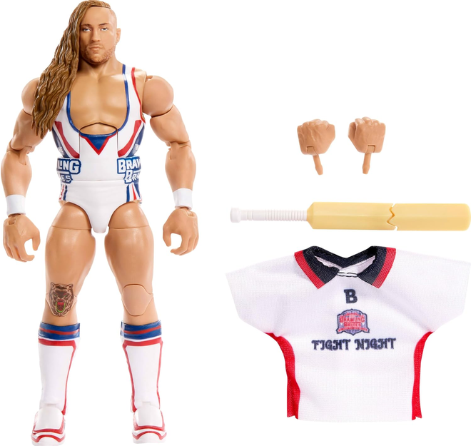 WWE Elite Action Figure & Accessories, Series #110 Butch 6-inch Collectible with 25 Articulation Points & Swappable Hands