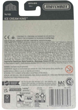 Matchbox Ice Cream King (Brown) 94/102