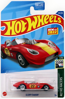 Hot Wheels Glory Chaser Red 123/250 Retro Racers 7/10