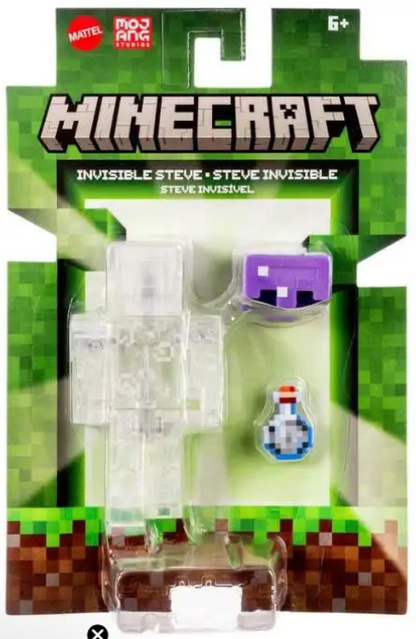 Minecraft Invisible Steve Action Figure