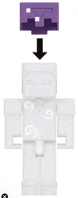 Minecraft Invisible Steve Action Figure