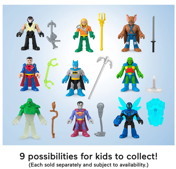 Fisher-Price Imaginext DC Super Friends Blind Bag Mystery Action Figure Collection