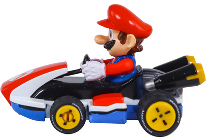 Carrera Pull & Speed Mario Kart Mario Toy Car with High Speed Pull-Back Action