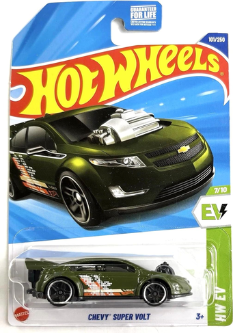 Hot Wheels Chevy Super Volt 101/250 Green HW EV Series 7/10