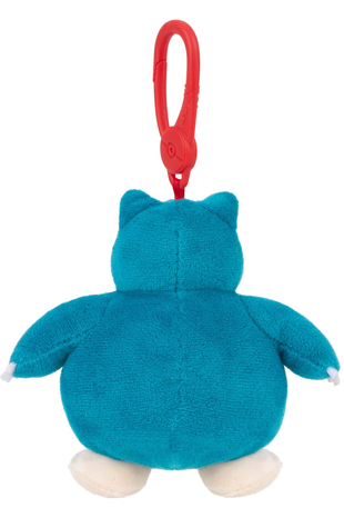 Pokemon Snorlax Clip-On Plush - 3.5 inch Travel Ready Plush with Plastic Clip