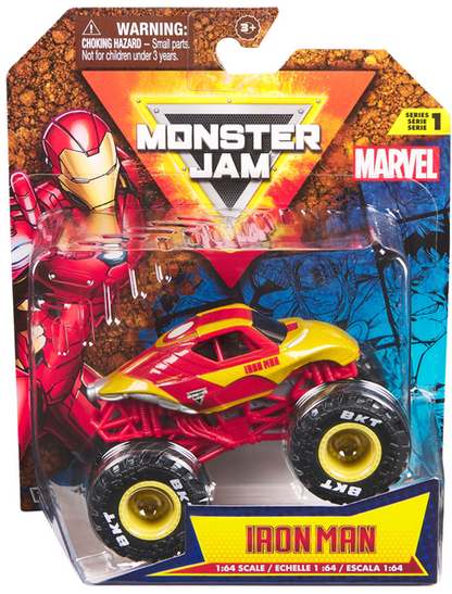 Monster Jam Marvel Iron Man Monster Truck Series 1