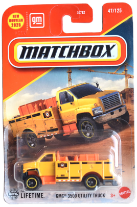 Matchbox GMC 3500 Utility Truck [yellow] 47/125