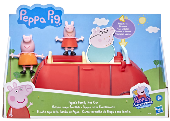 Peppa Pig Peppa’s Adventures Peppa’s Family Red Car Preschool Play Vehicle Toy