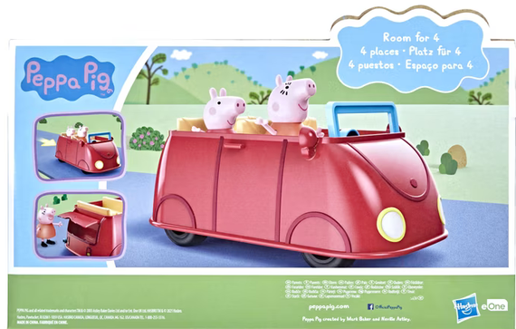 Peppa Pig Peppa’s Adventures Peppa’s Family Red Car Preschool Play Vehicle Toy