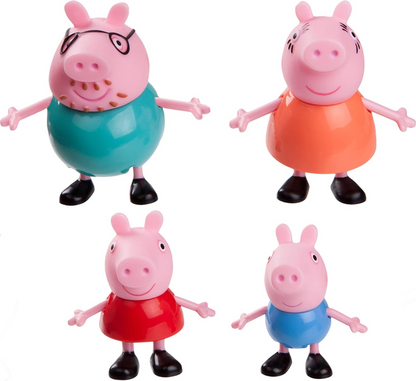 Peppa Pig Family 4-Figure Pack for 2+ years
