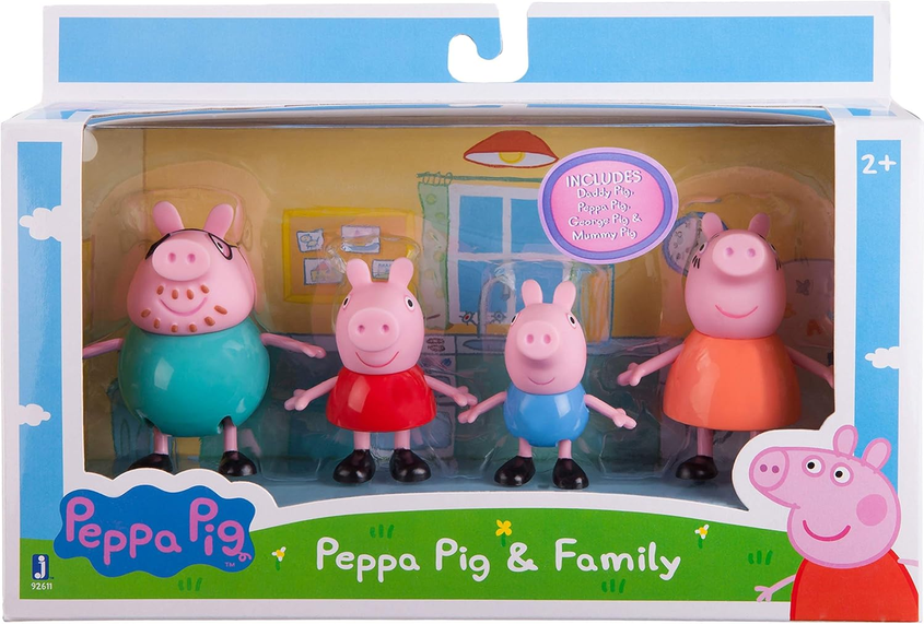 Peppa Pig Family 4-Figure Pack for 2+ years