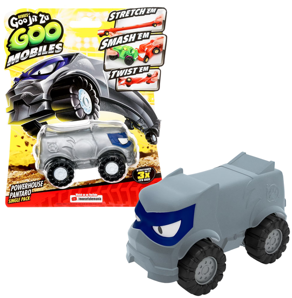 Heroes of Goo Jit Zu Goo Mobiles Car Single Pk Powerhouse Pantaro, Ages 3+
