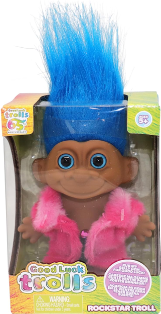 Headstart Good Luck Trolls 65th Anniversary - Rockstar Troll Doll