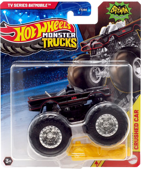 Hot Wheels Monster Trucks TV Series Batmobile Diecast Car