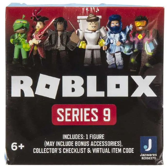Roblox Series 9 Mystery Pack [1 RANDOM Figure & Virtual Item Code]