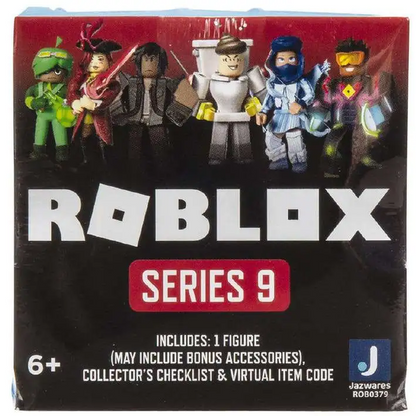 Roblox Series 9 Mystery Pack [1 RANDOM Figure & Virtual Item Code]