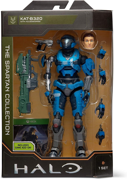 Halo 6.5" The Spartan Collection – Kat-B320 Highly Articulated, Poseable with Weapon Accessories - Scaled to Play & Display