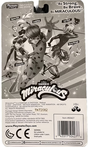 Miraculous Ladybug Lucky Charm 5" Super Poseable Action Figure by Playmates ZAG