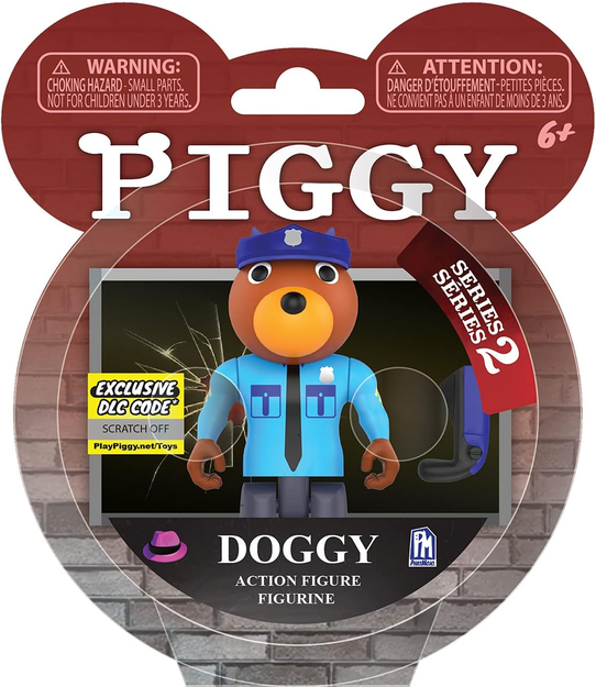 PIGGY - Officer Doggy Series 2 3.5" Action Figure (Includes DLC Items)