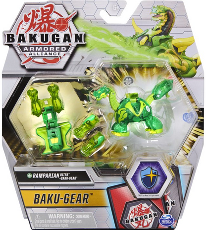 Bakugan Ultra, Ramparian with Transforming Baku-Gear, Armored Alliance 3-inch Tall Collectible Action Figure