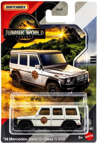 Matchbox Jurassic World Rebirth '14 Mercedes-Benz G-Class G 550 [Beige] 1:64 Scale Diecast