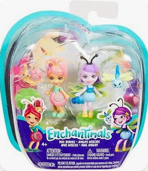 Enchantimals 2-Pack Saxon Snail & Dara Dragonfly Micro Dolls