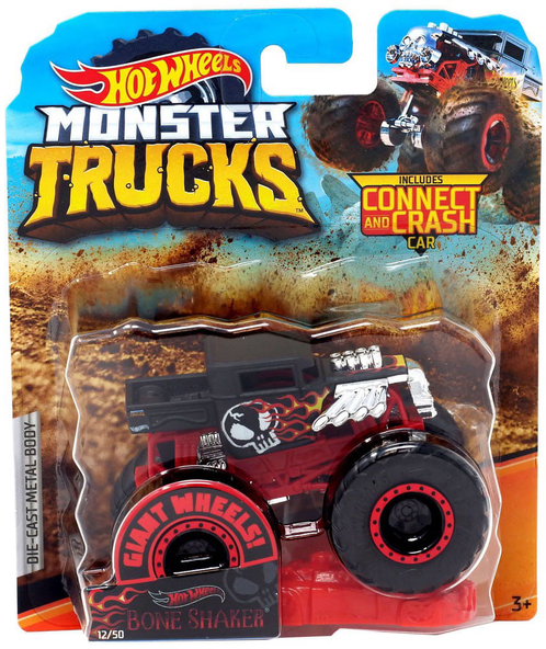 Hot Wheels Monster Trucks Bone Shaker Skull & Flames