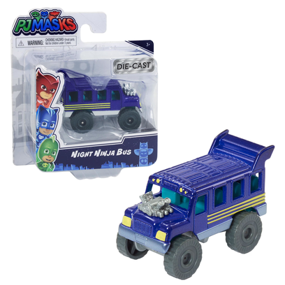 PJ Masks Die-Cast Night Ninja Bus Vehicle, Kids Toys for Ages 3 Up