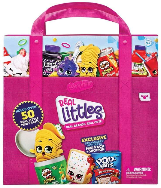 Shopkin Real Littles Collector Case with (1) Exclusive Strawberry Pop Tarts Mini Pack