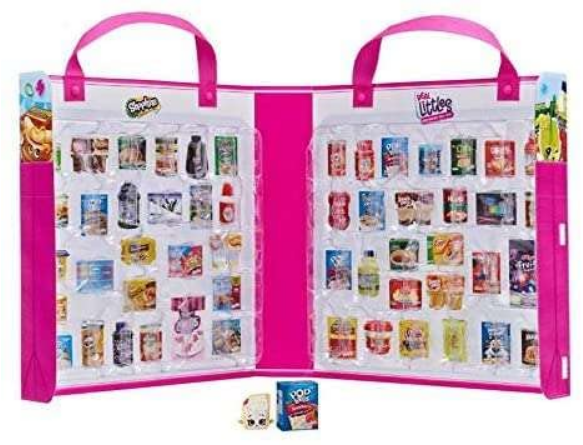 Shopkin Real Littles Collector Case with (1) Exclusive Strawberry Pop Tarts Mini Pack