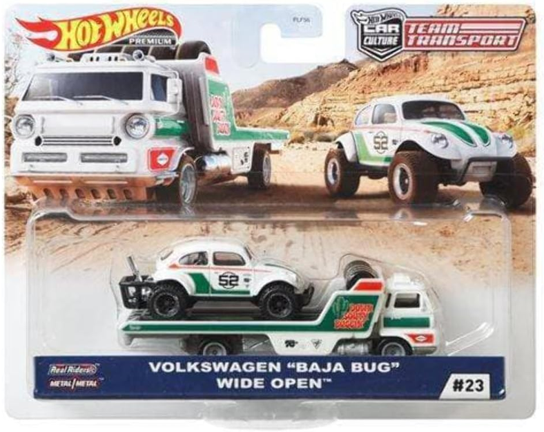 Hot Wheels Volkswagen Team Transport Baja Bug Wide Open Series #23