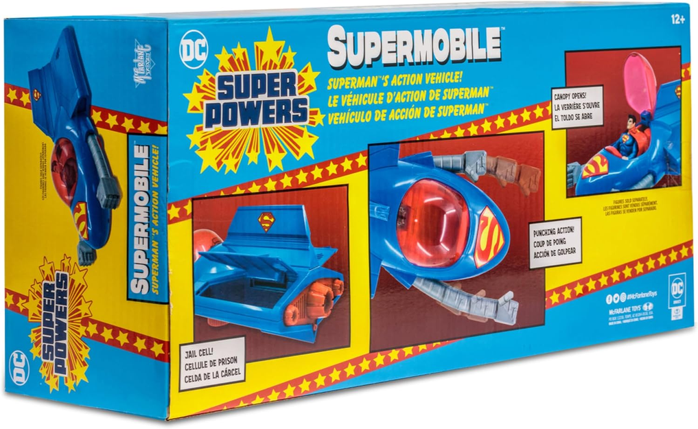 McFarlane Toys DC Super Powers 4" Scale Vehicle Figure Wave 1 - Supermobile