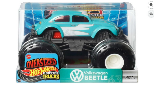 Hot Wheels Monster Trucks Oversized 2025 Beetle 1:24 Scale Diecast