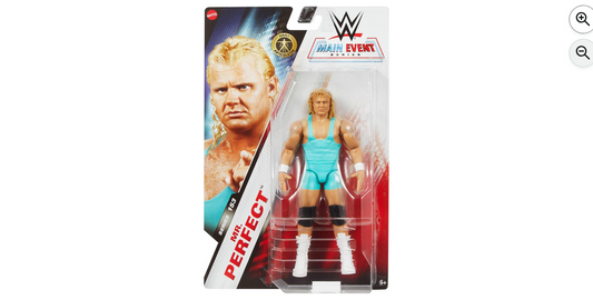 Mattel WWE Mr. Perfect Action Figure, Main Event Series #153 6-inch Collectible with 10 Articulation Points & Life-Like Look
