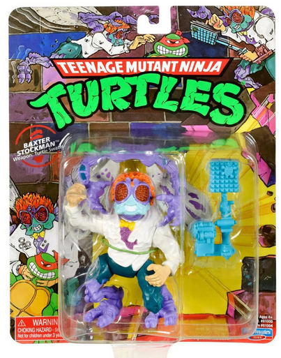 Playmates Collectible TMNT Original Classic Wave 5 Baxter Action Figure 4"