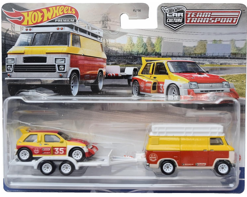 Hot Wheels Team Transport MG Metro 6R4 Rally Hauler, Car Culture #47