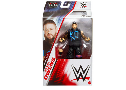 Mattel WWE Elite Action Figure & Accessories, Series #116 6-inch Collectible Kevin Owens with 25 Articulation Points & Swappable Hands