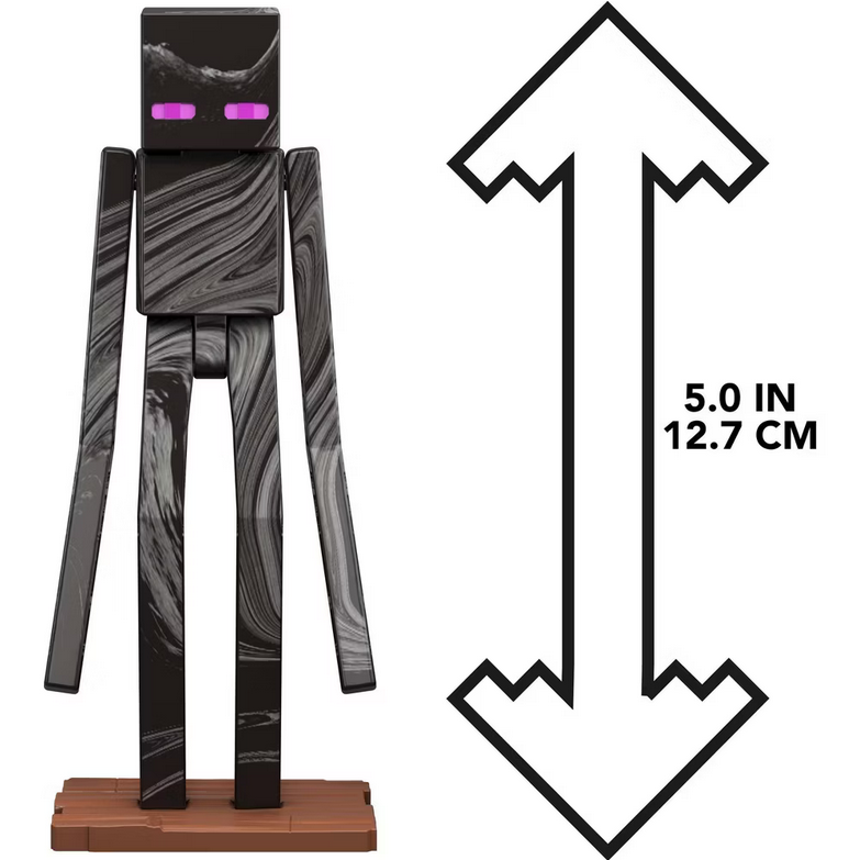 Mattel Minecraft Action Figure & Accessories Toy Set, Enderman
