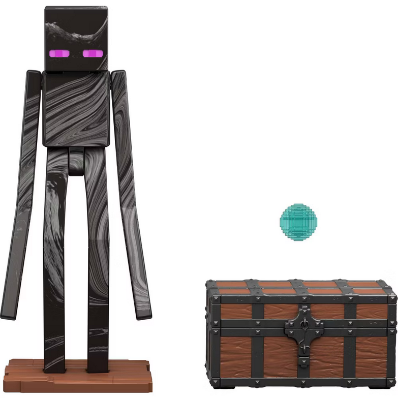 Mattel Minecraft Action Figure & Accessories Toy Set, Enderman