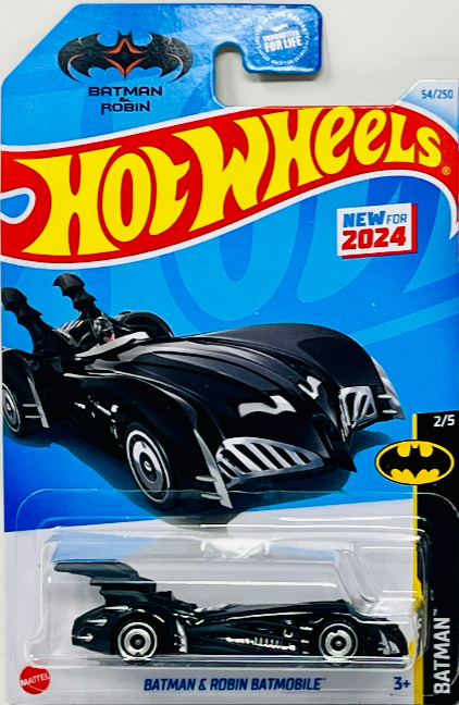 Hot Wheels Batman & Robin Batmobile 54/250 Batman 2/5