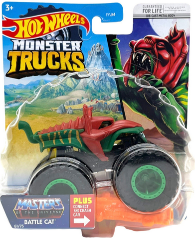 Hot Wheels Monster Trucks Master of The Universe Battle Cat Truck