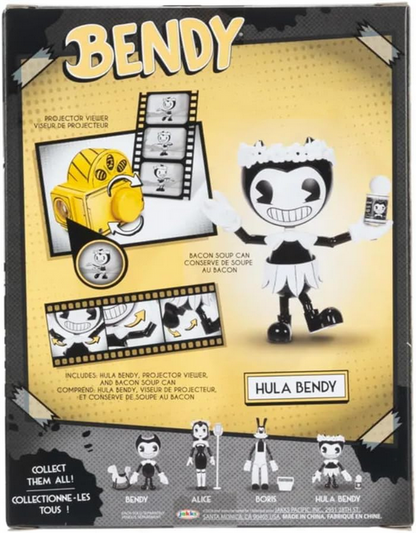Bendy and the Ink Machine Wave 3 Hula Bendy Action Figure [Bacon Soup Can & Projector]