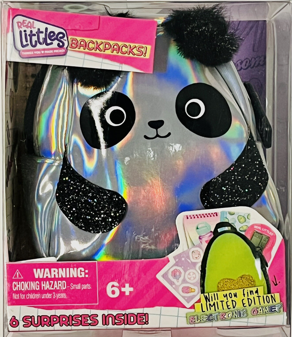 Shopkins Real Littles Mini Backpacks Series 3 Panda Bear!