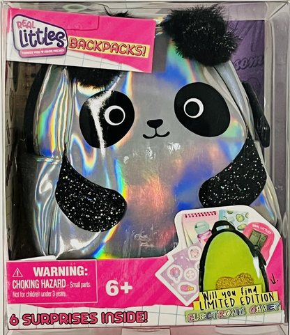 Shopkins Real Littles Mini Backpacks Series 3 Panda Bear!