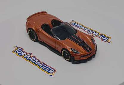 Hot Wheels Corvette C7 Z06 Convertible (Burnt Orange)