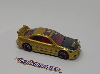 Hot Wheels Honda Civic Si Gold 1/64